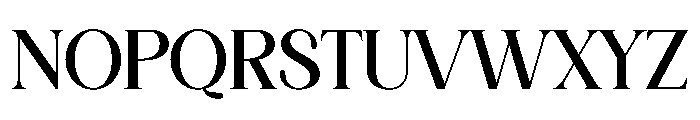 Orange Portrait Regular Font UPPERCASE