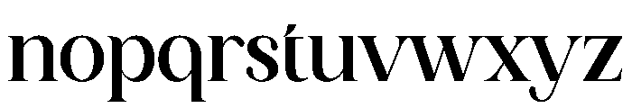 Orange Portrait Regular Font LOWERCASE