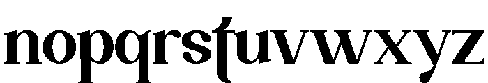 Orange Vintage Regular Font LOWERCASE