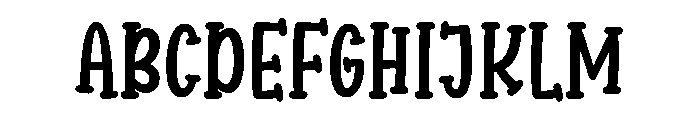 Orange Vitamins Regular Font UPPERCASE