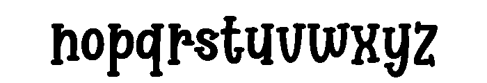 Orange Vitamins Regular Font LOWERCASE