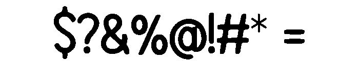 OrangeRed Font OTHER CHARS