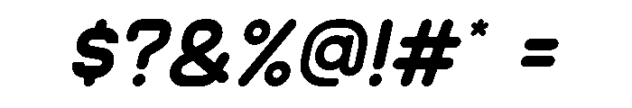 Oranica Italic Font OTHER CHARS