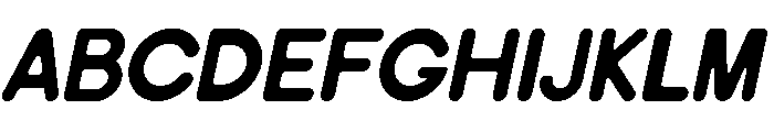 Oranica Italic Font UPPERCASE