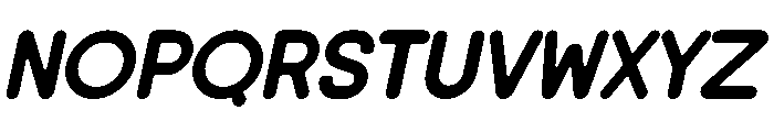 Oranica Italic Font UPPERCASE