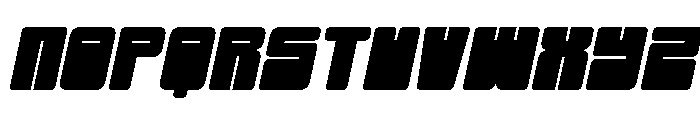 Oras Slant Font UPPERCASE