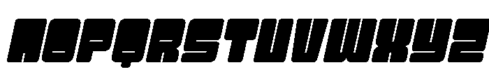Oras Slant Font LOWERCASE