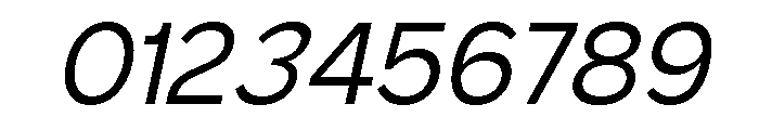 Orbigon Italic Font OTHER CHARS
