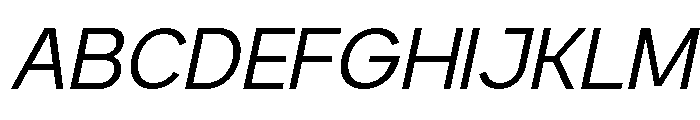 Orbigon Italic Font UPPERCASE