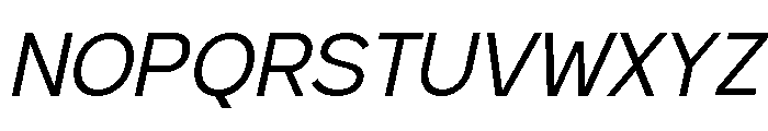 Orbigon Italic Font UPPERCASE