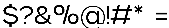 Orbigon Regular Font OTHER CHARS