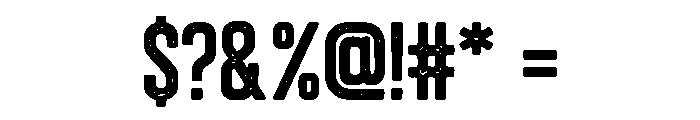 Orbit Edge Font OTHER CHARS