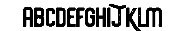 Orbit Edge Font UPPERCASE