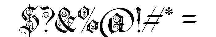 Orbit Magika Regular Font OTHER CHARS