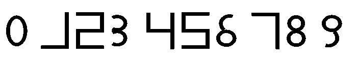 Orbit Mono Regular Wide Font OTHER CHARS