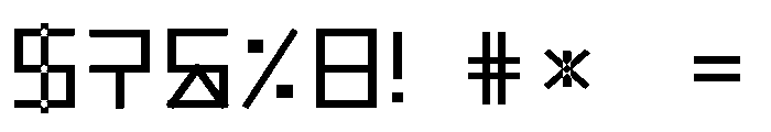 Orbit Mono Regular Wide Font OTHER CHARS