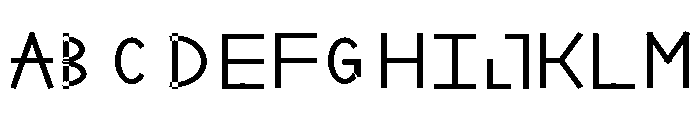 Orbit Mono Regular Wide Font UPPERCASE