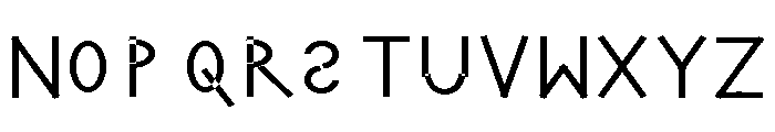 Orbit Mono Regular Wide Font UPPERCASE