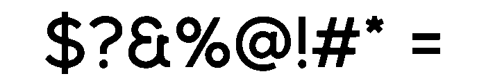 Orbitra Font OTHER CHARS