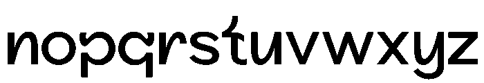 Orbix Regular Font LOWERCASE