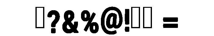 Orcha Regular Font OTHER CHARS