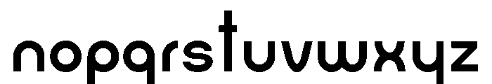 Ordenado Regular Font LOWERCASE