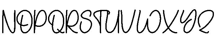 Ordinary People Font UPPERCASE