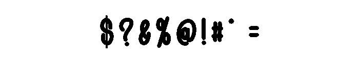 Ordinary Person Font OTHER CHARS