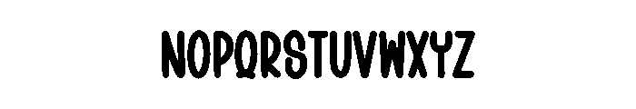 Ordinary Person Font LOWERCASE