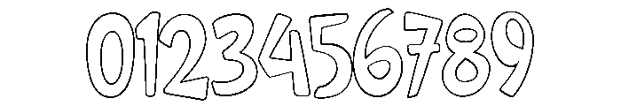 Ordinary Summer Outline Regular Font OTHER CHARS
