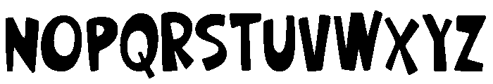 Ordinary Summer Regular Font UPPERCASE