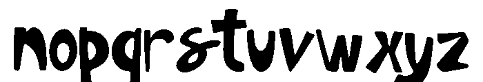 OrdinarySummer-Regular Font LOWERCASE