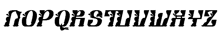 Oreyohi Italic Font UPPERCASE