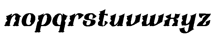 Oreyohi Italic Font LOWERCASE