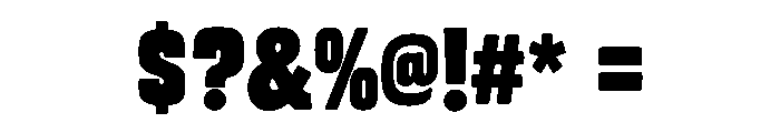 Orezon Font OTHER CHARS