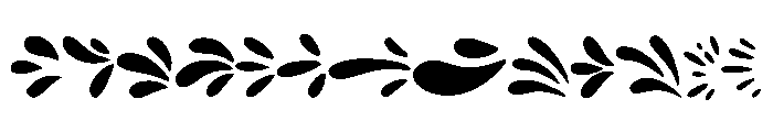 Organic Design Elements Font UPPERCASE