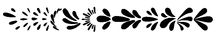 Organic Design Elements Font UPPERCASE