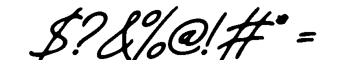 Organic Gardenia-Regular Font OTHER CHARS