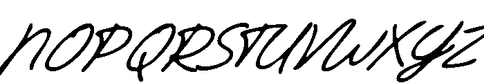 Organic Gardenia-Regular Font UPPERCASE