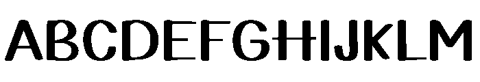 Organized Font UPPERCASE