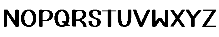 Organized Font UPPERCASE