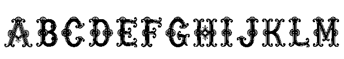 Oriel Regular Font UPPERCASE