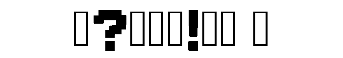 Origami Regular Font OTHER CHARS