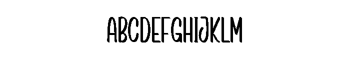 Original Bubble Font UPPERCASE