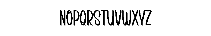 Original Bubble Font UPPERCASE