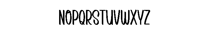 Original Bubble Font LOWERCASE