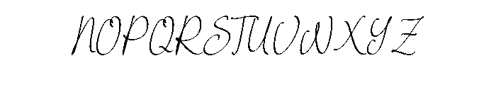 Original Handmade1 Font UPPERCASE