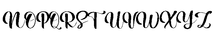 Original Moment Font UPPERCASE