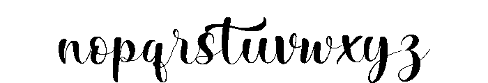 Original Moment Font LOWERCASE