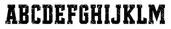 Original Vintage Regular Font UPPERCASE